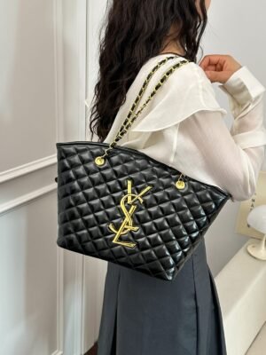 YSL Yves Saint Laurent Quilting Tote Bag