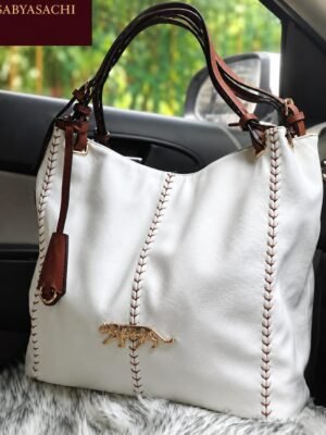SABYASACHI NEW TOTE  LEATHER TRAVELLING TOTE