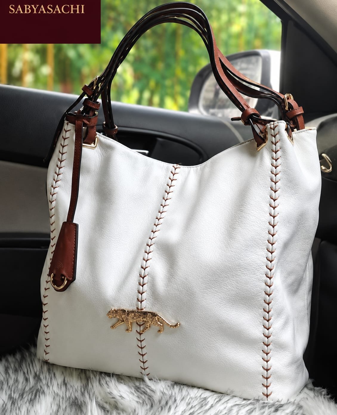 SABYASACHI NEW TOTE  LEATHER TRAVELLING TOTE