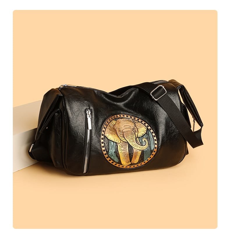 Women’s Elegant Elephant Print Women’s Shoulder Bag