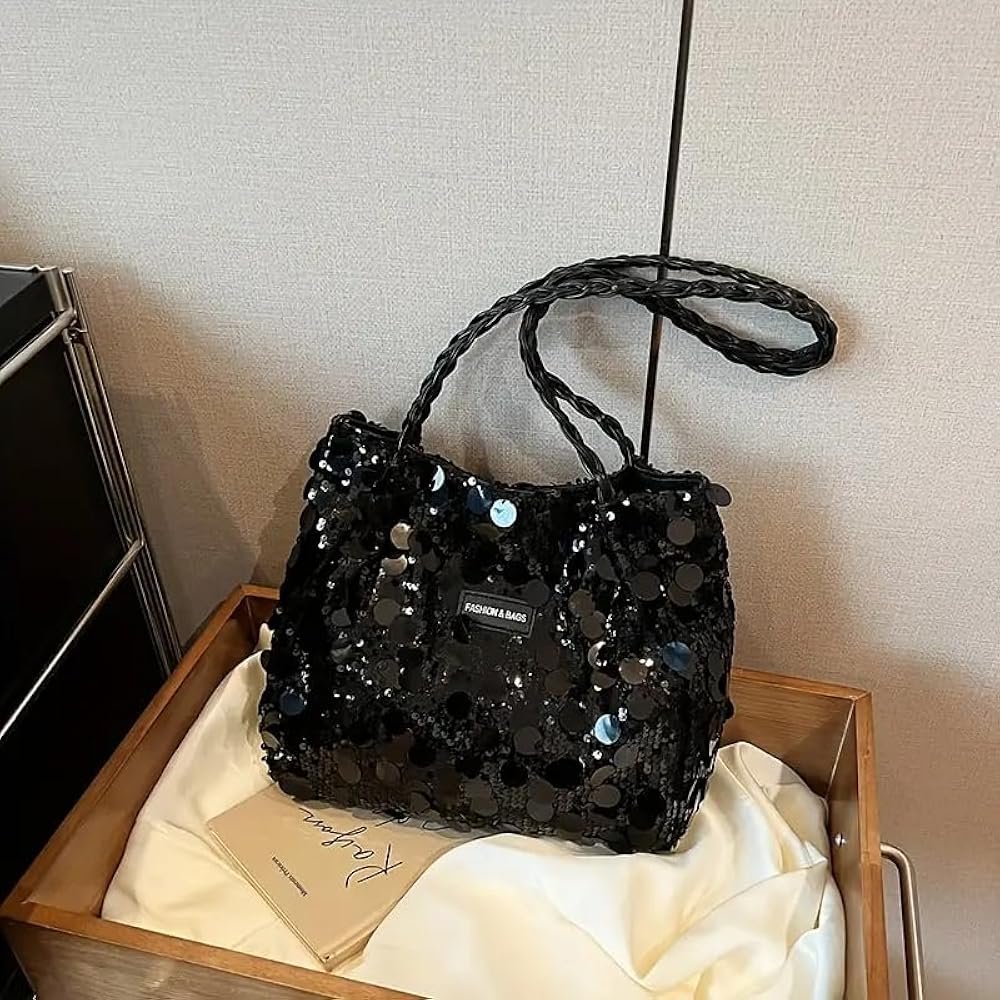 Premium Sequin Embellished Tote Bag