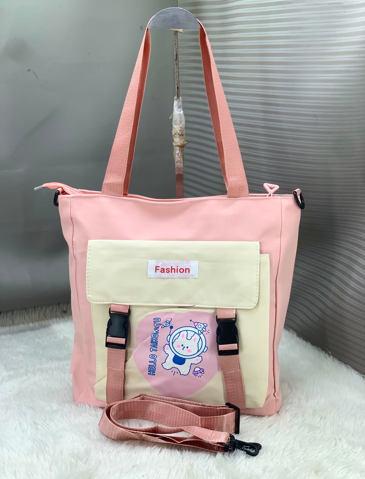 Trendy Canvas Tote Bag for Women - Image 2