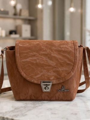 Women’s Textured PU Leather Sling Bag
