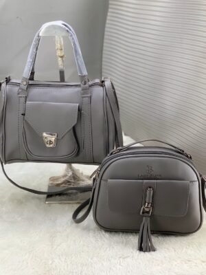 Elegant 2-Piece Ladies Handbag & Sling Bag Set