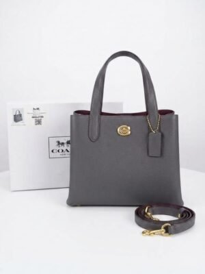 COACH Women’s Elegant Tote Handbag with Adjustable Sling Strap & Box Packing | Stylish Shoulder & Crossbody Bag